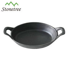 Frigideira do frigideira do Cookware do mini ferro fundido